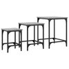 vidaXL Tables basses gigognes 3 pcs sonoma gris bois d'ing&eacute;nierie