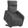 vidaXL Fauteuil inclinable &eacute;lectrique gris fonc&eacute; tissu