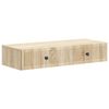 vidaXL Table d'appoint murale Ch&ecirc;ne Sonoma 87,5 x 34,5 x 17 cm