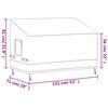 vidaXL Housses de banc 2 places 2 pcs 132x71x56/81cm tissu oxford 600D