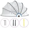 vidaXL Dôme de piscine rond 467x234 cm PVC