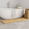 vidaXL Tapis de bain 2 pcs 70x50 cm bambou