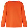 T-shirt enfants &agrave; manches longues orange 128