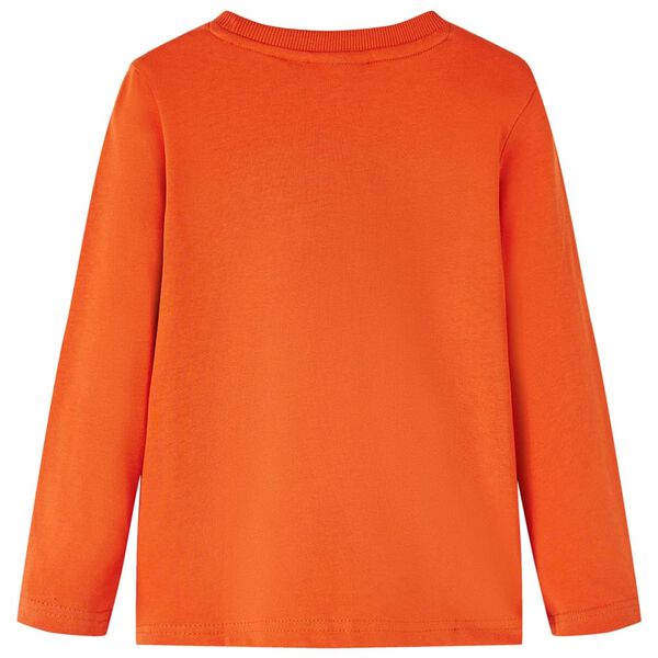 T-shirt enfants &agrave; manches longues orange 128