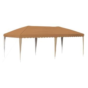 vidaXL Tente de f&ecirc;te pop-up 575 x 290 x 245 cm Beige