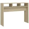 vidaXL Table console ch&ecirc;ne sonoma 105x30x80 cm bois d'ing&eacute;nierie
