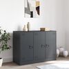 vidaXL Buffet anthracite 99x39x73 cm acier