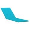 vidaXL Coussin de chaise longue turquoise tissu oxford