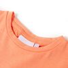 T-shirt enfant &agrave; manches courtes orange n&eacute;on 116