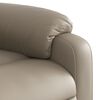 vidaXL Fauteuil inclinable de massage Cappuccino Similicuir