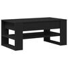vidaXL Table basse Ch&ecirc;ne noir 102 x 55 x 45 cm Bois d'ing&eacute;nierie