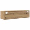 vidaXL Meubles TV 2 pcs ch&ecirc;ne artisanal 100x31x25,5 cm bois ing&eacute;nierie