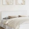 vidaXL T&ecirc;te de lit Blanc 180 cm Bois d'ing&eacute;nierie