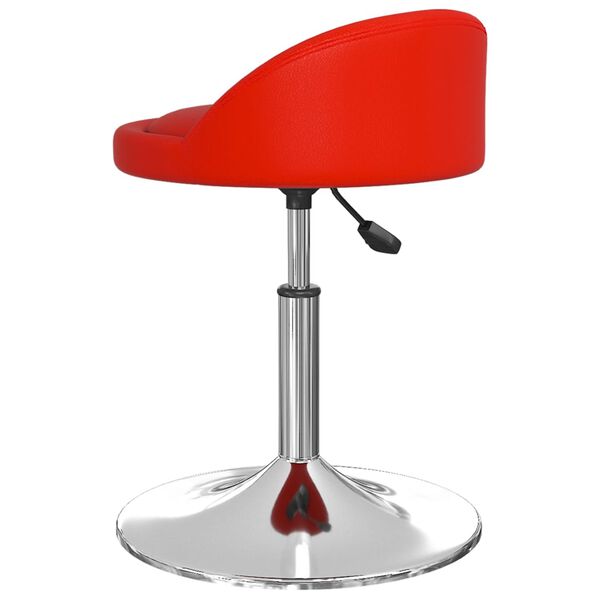 vidaXL Tabouret de bar Rouge Similicuir