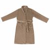 vidaXL Robe de bain sans capuche Camel xxxl Flanelle