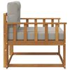 vidaXL Sofa de milieu ext&eacute;rieur Bois d'Acacia Massif Naturel