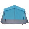 vidaXL Tente de camping de cabine 5 personnes bleu imperméable
