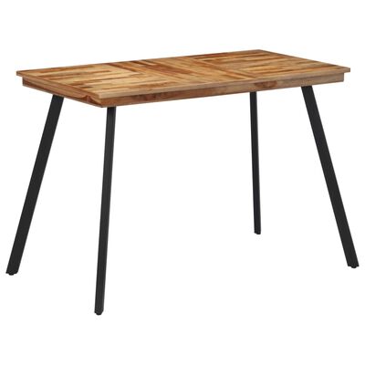 vidaXL Table à manger 120x62x76 cm bois massif de teck