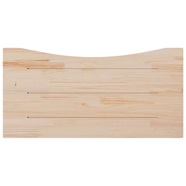 vidaXL Dessus de bureau 110x60x2,5 cm bois massif de pin