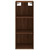 vidaXL Buffet haut Ch&ecirc;ne marron 34,5x34x180 cm Bois d'ing&eacute;nierie