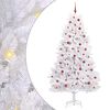 vidaXL Sapin de Noël Artificiel à Branches Articulées Blanc 240 cm