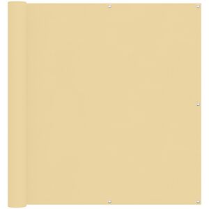 vidaXL &Eacute;cran de balcon Sable 110 x 1000 cm Tissu Oxford