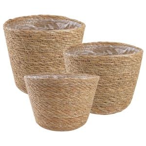 vidaXL 3 pc Naturel &Oslash;26 x 19 cm 100 % Herbe de mer