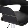 vidaXL Tabouret de bar Noir Similicuir
