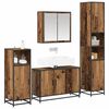vidaXL Ensemble de mobilier de salle de bain 4 pcs Bois ancien