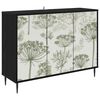 vidaXL Buffet GOTHA Ch&ecirc;ne noir 102 x 33 x 76 cm Bois d'ing&eacute;nierie