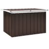 vidaXL Coffre de rangement de jardin Marron 109x67x65 cm