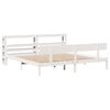 vidaXL Cadre de lit sans matelas blanc 180x200 cm bois massif de pin