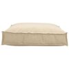 vidaXL Coussin Beige 70 x 70 x 12 cm Tissu Oxford