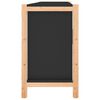 vidaXL Buffet Noir 107x38x60 cm Bois d'ing&eacute;nierie