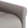 vidaXL Fauteuil de massage inclinable Taupe Tissu