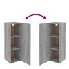 vidaXL Ensemble de meubles TV 5 pcs Sonoma gris Bois d'ing&eacute;nierie