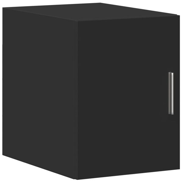 vidaXL Armoire murale noir 30x42,5x40 cm bois d'ing&eacute;nierie
