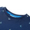 T-shirt pour enfants bleu fonc&eacute; 140