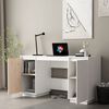 vidaXL Bureau blanc 140x50x75 cm bois massif de pin