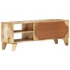 vidaXL Meuble TV 110x30x40 cm Bois massif de manguier