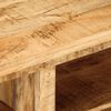 vidaXL Meuble TV 110x35x40 cm bois massif de manguier brut