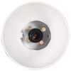 vidaXL Lampe murale Style industriel Blanc Rond E27