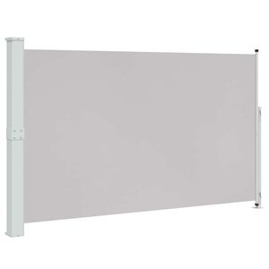 vidaXL Auvent lat&eacute;ral r&eacute;tractable de patio 180x300 cm Gris