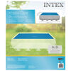 Intex Couverture solaire de piscine bleu 378x186 cm poly&eacute;thyl&egrave;ne