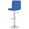 vidaXL Tabouret de bar Bleu Tissu