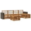 vidaXL Ensemble de canap&eacute;s d'ext&eacute;rieur 6 pcs Naturel