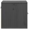 vidaXL Armoire murale Gris 31,5x30x30 cm Bois de pin massif