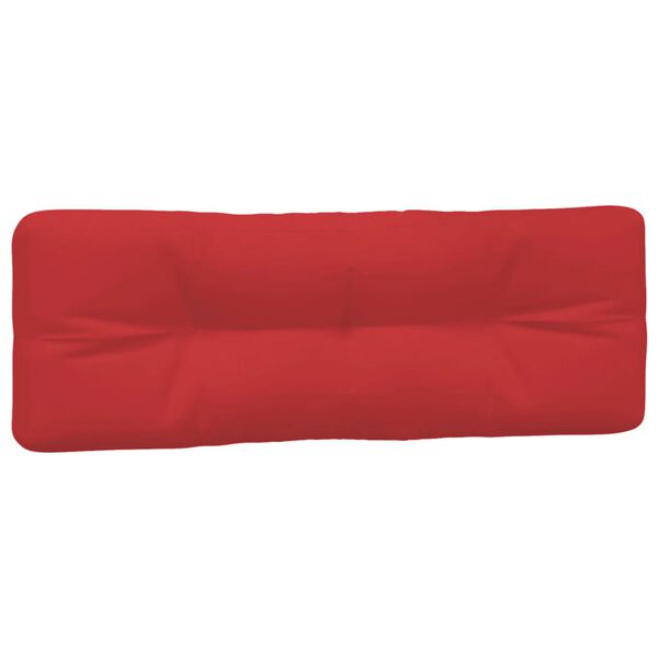 vidaXL Coussins de palette lot de 3 rouge tissu