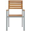 vidaXL Chaise de jardin 8 pcs Marron 56 x 57 x 87 cm