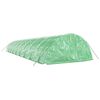vidaXL Serre avec cadre en acier vert 90 m&sup2; 18x5x2,3 m